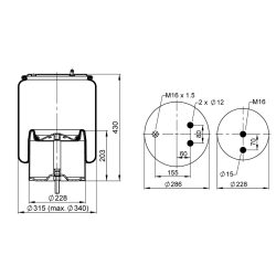 PULMON SUSPENSION SCANIA 6700NP02