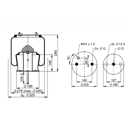 PULMON DE SUSPENSION SCANIA 1440304