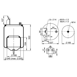 PULMON DE SUSPENSION VOLVO